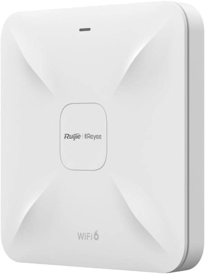 Ruijie Reyee 1775Mbps Wi-Fi 6 Dual Band Ceiling Access Point, White