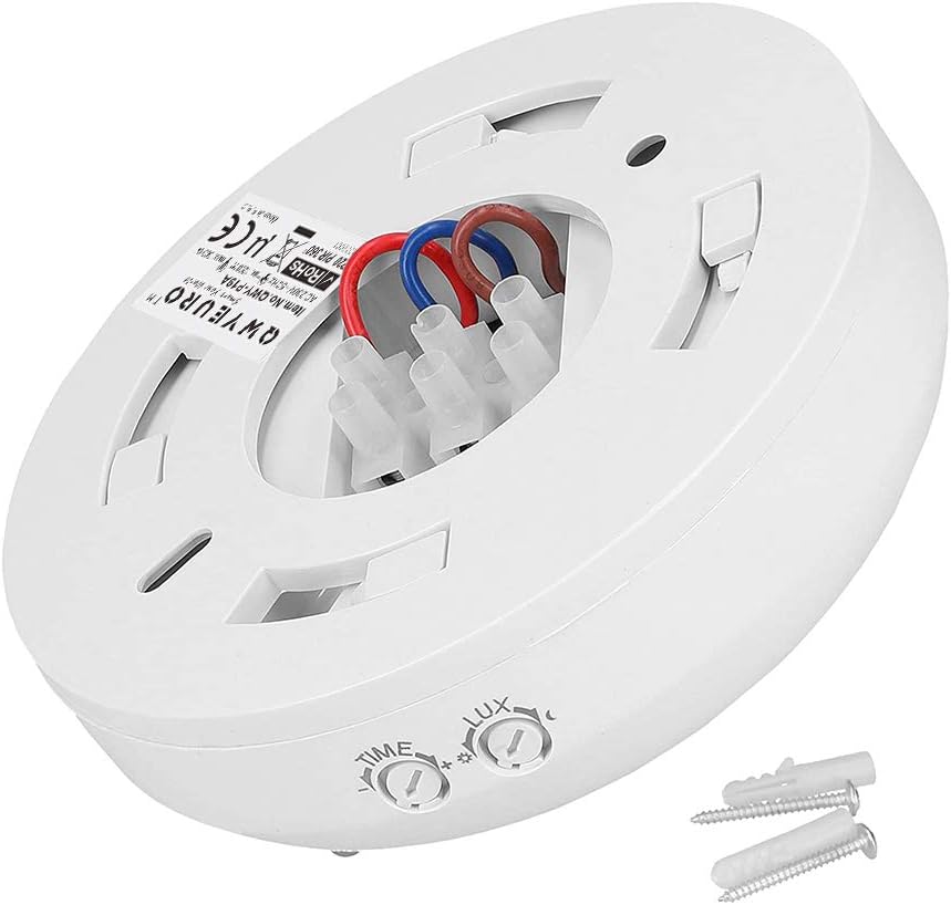 PIR Motion Sensor Ceiling Mount Surface 360° Max 1200W
