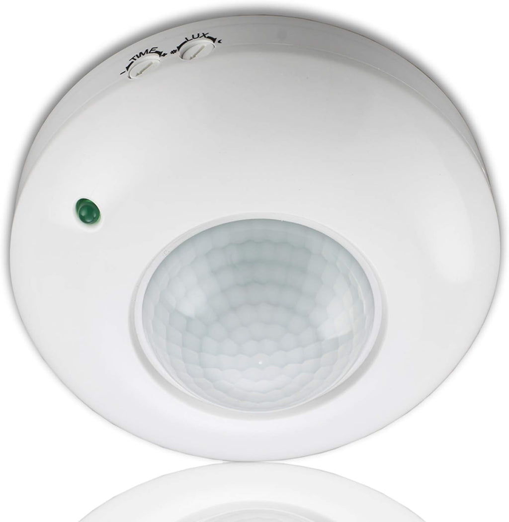 PIR Motion Sensor Ceiling Mount Surface 360° Max 1200W