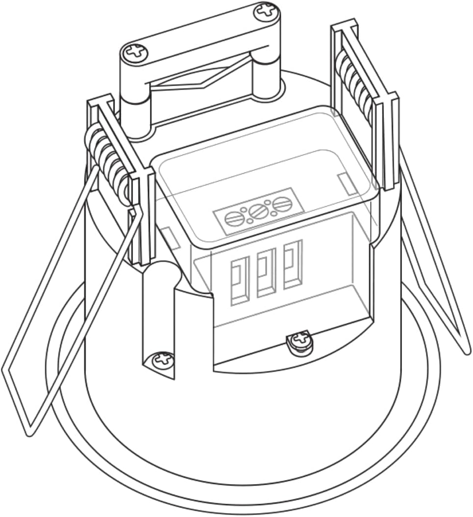 Indoor Motion Detector, Flush-Mounted Ceiling Mounting