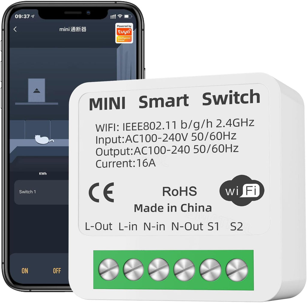 Mini Smart Wi-Fi Light Switch 3 Channel, Smart Light Switch Module