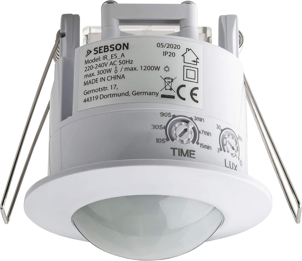 Indoor Motion Detector, Flush-Mounted Ceiling Mounting