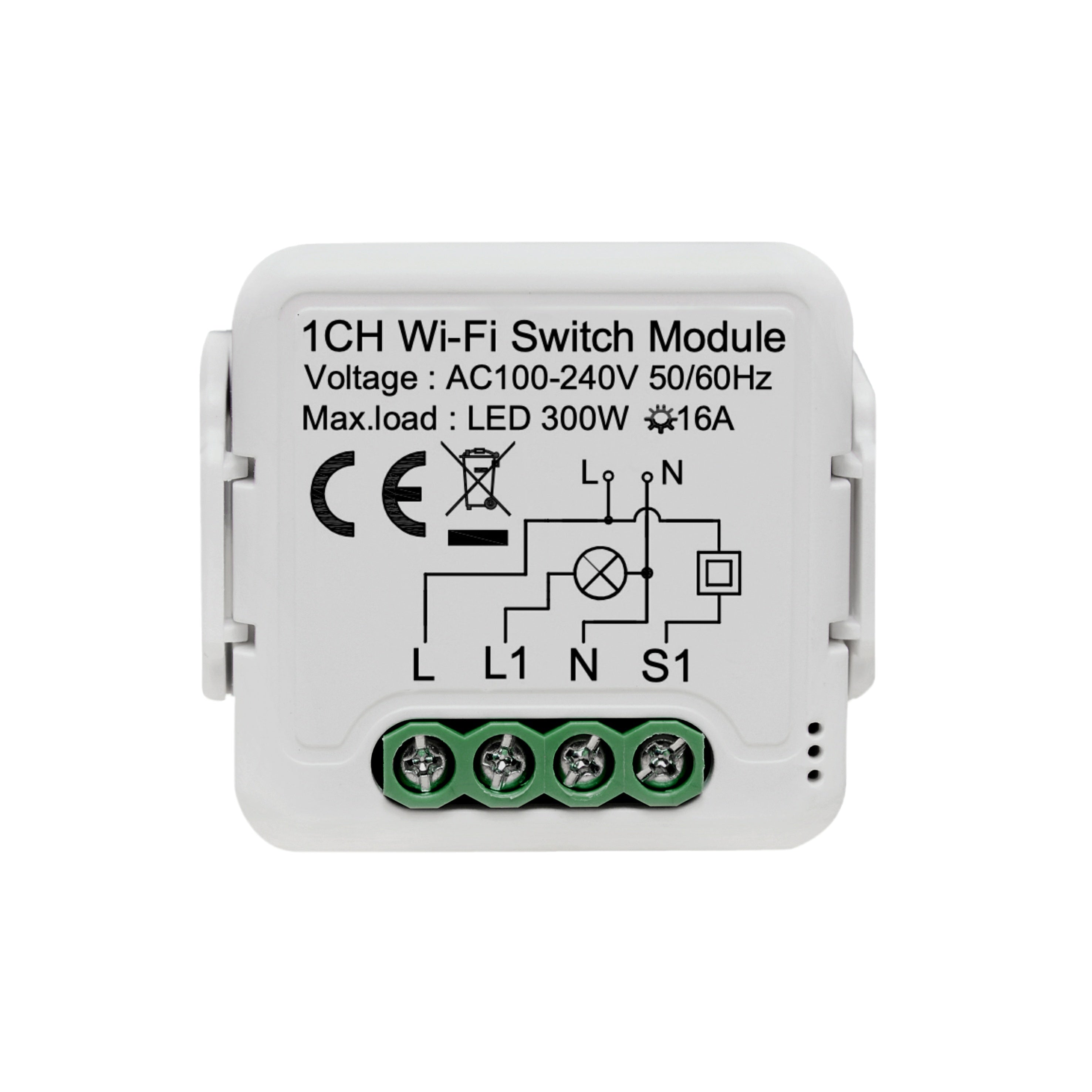 Smart Wi-Fi 1 Channel Mini Switch Module